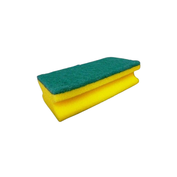 Esfregão Verde e Amarelo Salva Unhas - Pack 6 Uni