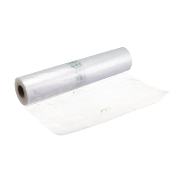 Saco Transparente auto Serviço PEAD 25x35 - Rolo Uni