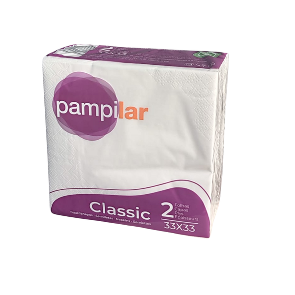 Guardanapo Pampilar GM33BR 33X33 1 Folha - Caixa 30 Uni