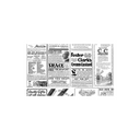 Papel Anti Gordura Design Periodico Branco 20x12 - Pack 1000