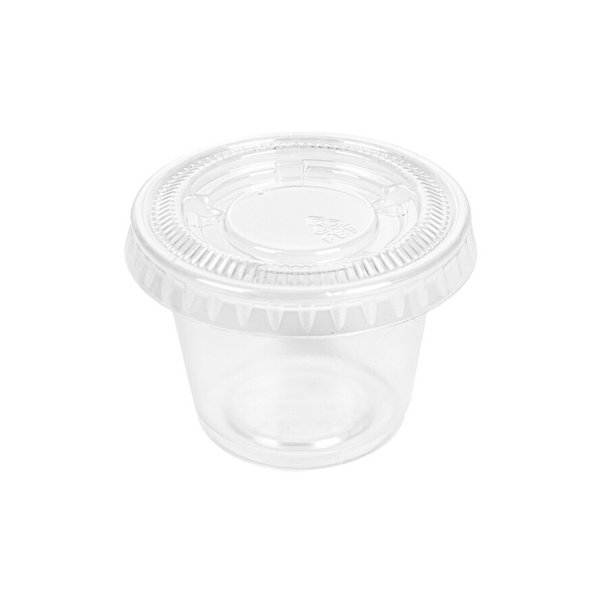 Tampa para Taça Molhos PET 30 ML - Pack 125 Uni