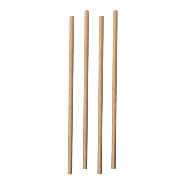 Palhinha Kraft Embalagem Individual 6x200 CM - Pack 100 Uni