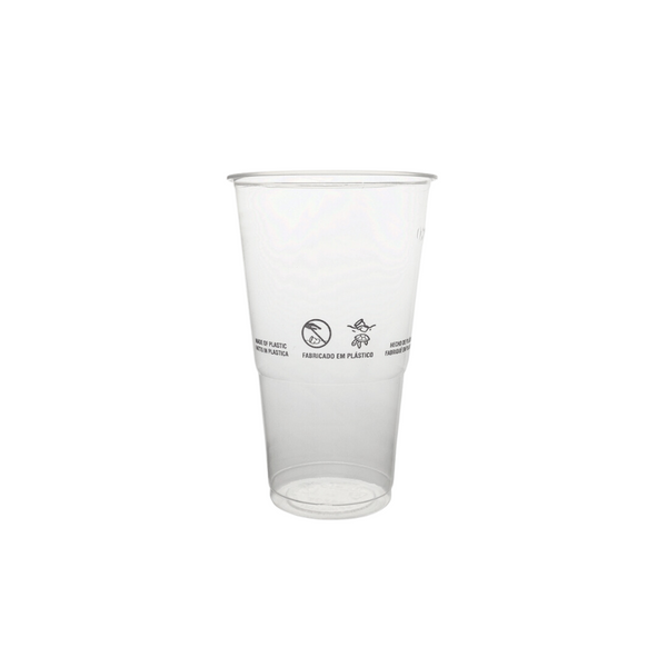 Copo Transparente Agua/Cerveja PET/PLASTICO 250 ML - Pack 10