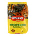 Massa Espirais Tricolor Napolitana 500 GR - Uni