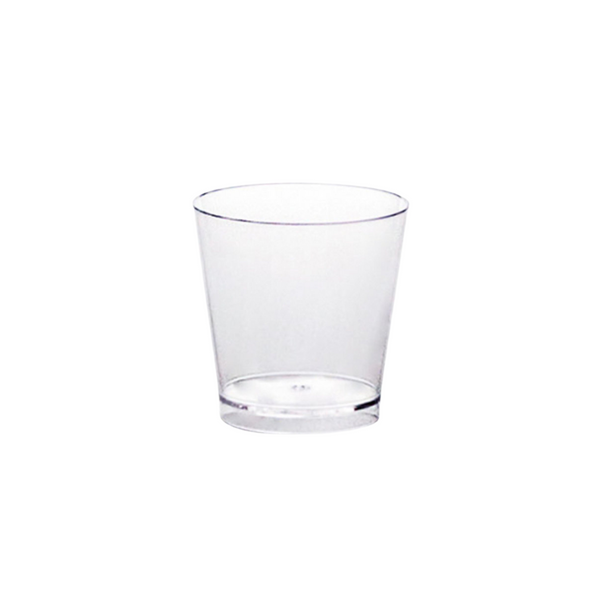 Copo Shot Plástico Transparente Reutilizável - Pack 50 Uni