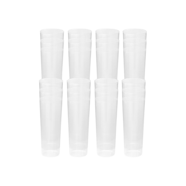 Copo Reutilizável Transparente 350 ML - Pack 100 Uni