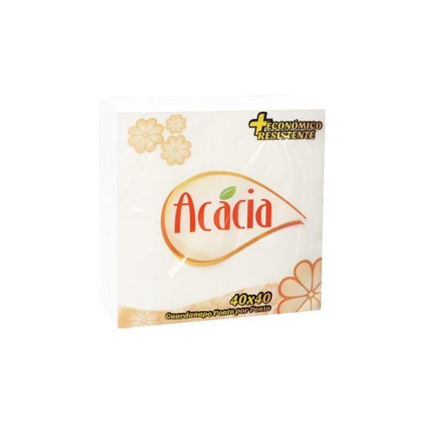Guardanapo 40X40 Acácia Folha Dupla - Caixa 24 Uni