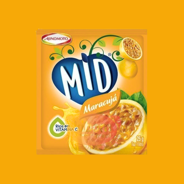 Instant Passion Fruit Juice 20g MID - Pack of 15 Units