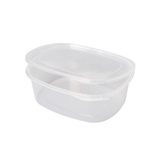 Caixa Take Away Oval C/Tampa Segurança PP 500 ML - 70 Uni