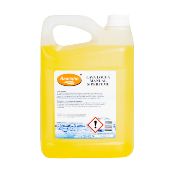 Detergente Loica Manual S/Perfume Raminho 5 LT - Uni