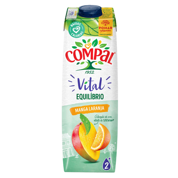Compal Equilibrio Manga / Laranja 1 LT - Pack 12 Uni