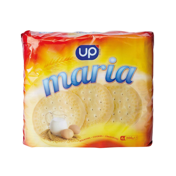 Bolacha Maria 200 Gr UP - Pack 4 Uni