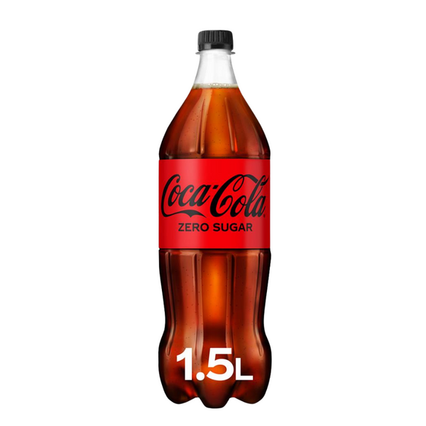 Coca-Cola Zero PET 1.5 LT - Pack 8 uni