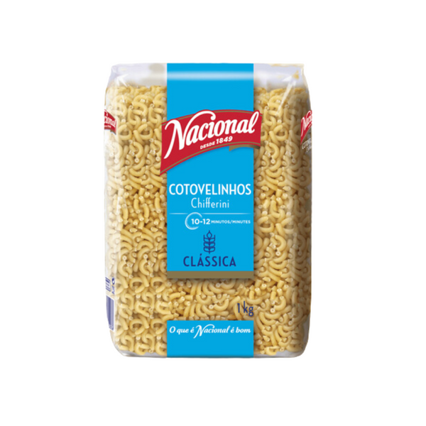 Massa Cotovelinhos Nacional 1 KG - Uni
