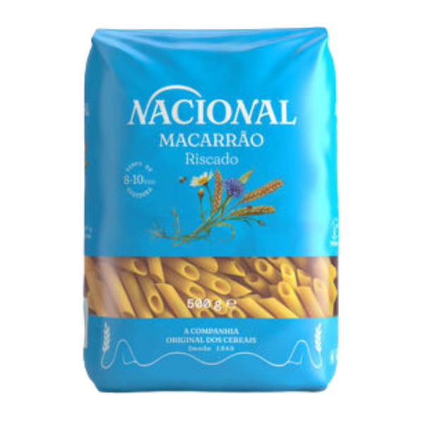 Massa Macarronete Riscado Nacional 500 GR - Uni