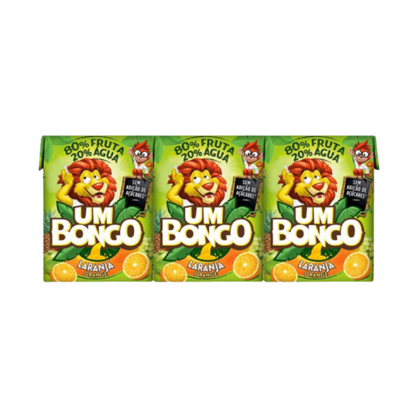 Bongo Laranja 200 ML - Pack 3 Uni