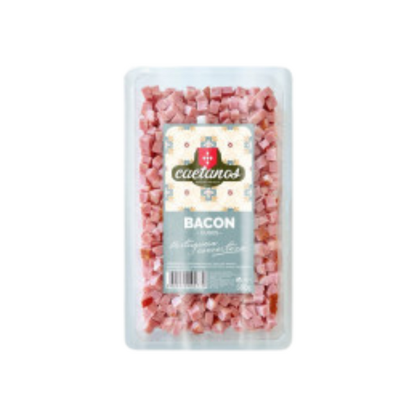 Bacon Cubos Caetanos - Pack 200 Gr