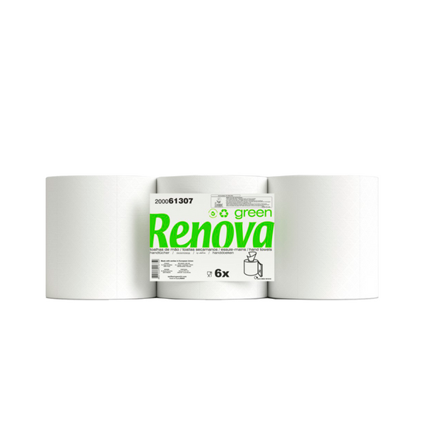 Rolo Zeta Papel Kraft 90 MT Renova - Pack 6 Uni