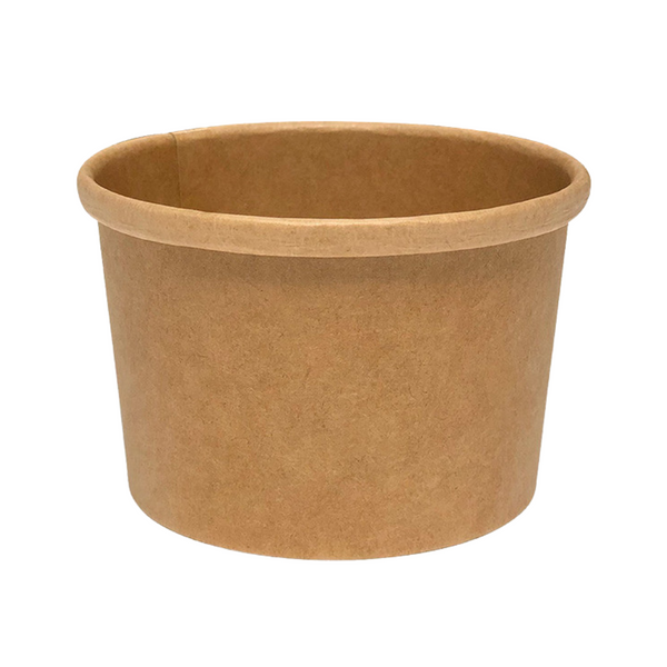 Taça Take Away Sobremesa Papel Kraft 240 ML - Pack 50