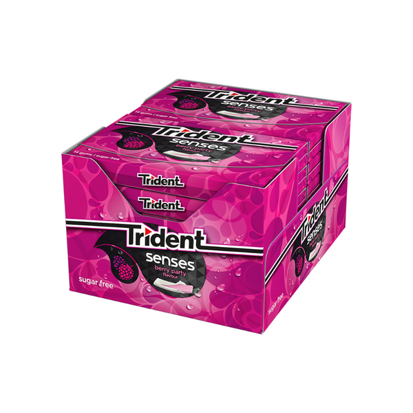 Pastilhas Trident Senses Berry Party - Pack 12 Uni