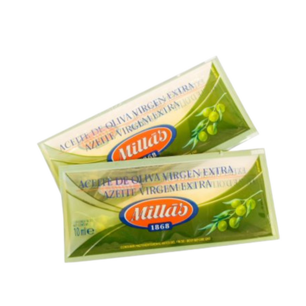 Azeite Virgem Saquetas 10 ML Extra Millas - Pack 250 Uni