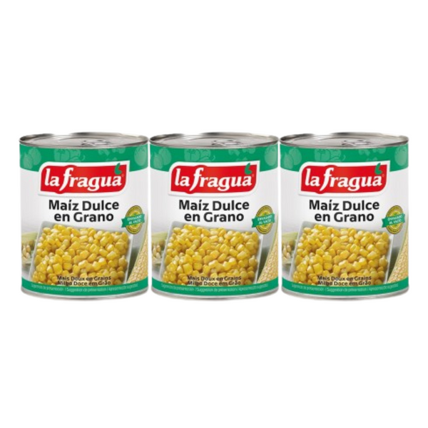 Milho Doce LAT 340 GR La Fragua - Pack 3 Uni