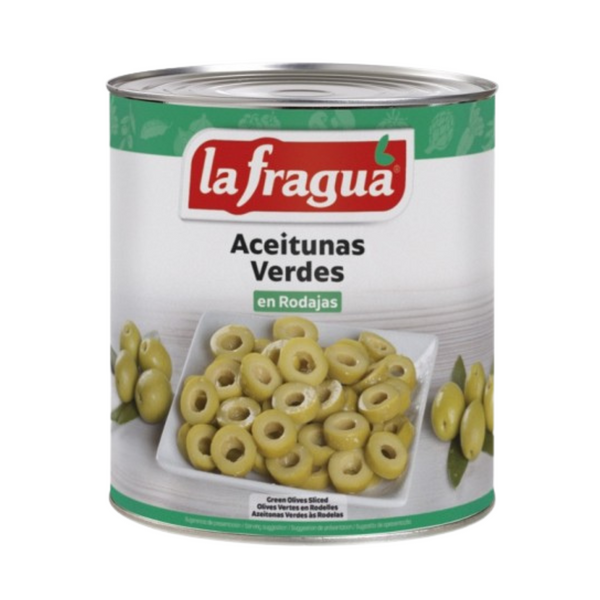 Azeitonas Verdes Rodelas LAT 3,1 KG La Fragua - Uni