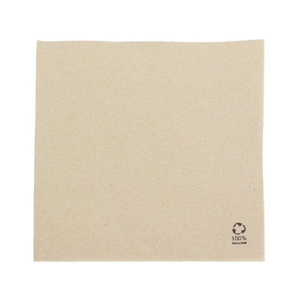 Guardanapo 40X40 Trevo Folha Dupla  Kraft Eco- Caixa 24 Uni
