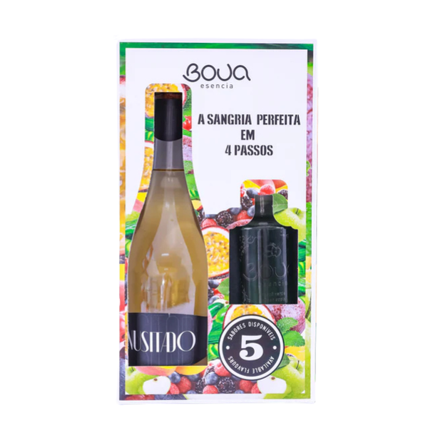 Kit Sangria Boua Esencia Maça Verde + Espumante 0.2L - Uni